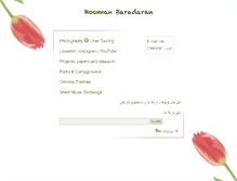 Tablet Screenshot of hoomanb.com